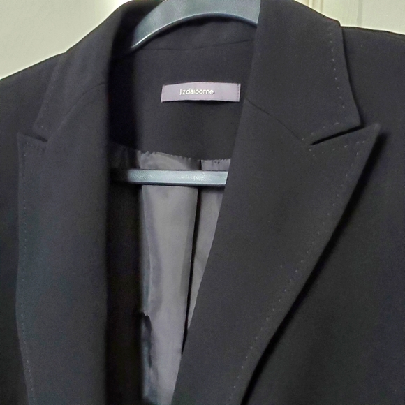 Liz Claiborne Black 1-Button Suit Jacket - Picture 5 of 11